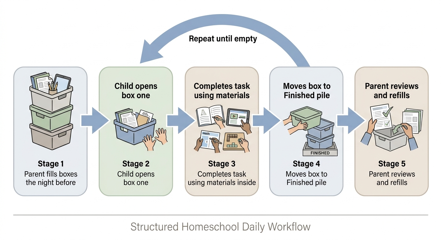 Homeschool Workbox Systems: Organize Learning for 2026